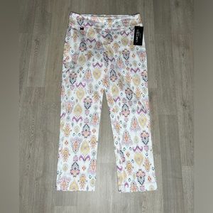 Floral business pants